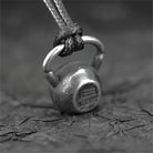 Kobine Men's Punk Kettlebell Shape Pendant Necklace