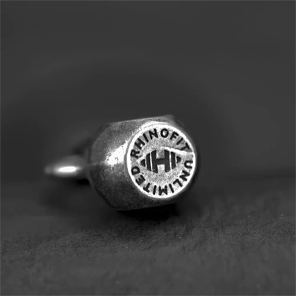 Kobine Men's Punk Kettlebell Shape Pendant Necklace