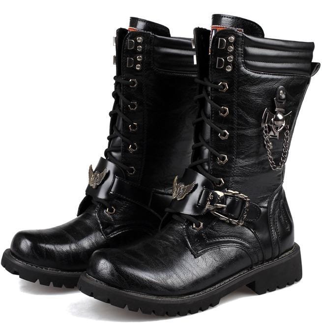 Punk Rocker Boots Men Men's Punk Boots – Punk Design