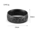 Kobine Men's Punk Letter Ring