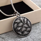 Kobine Men's Punk Multiple Eyes Necklace