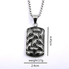 Kobine Men's Punk Multiple Eyes Necklace