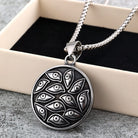 Kobine Men's Punk Multiple Eyes Necklace