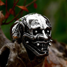 Kobine Men's Punk Prajna Skull Ring