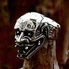 Kobine Men's Punk Prajna Skull Ring