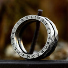 Kobine Men's Punk Rhombus Letter Ring