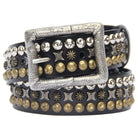 Kobine Men's Punk Rivets Belt