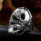 Kobine Men's Punk Skeleton Mask Ring