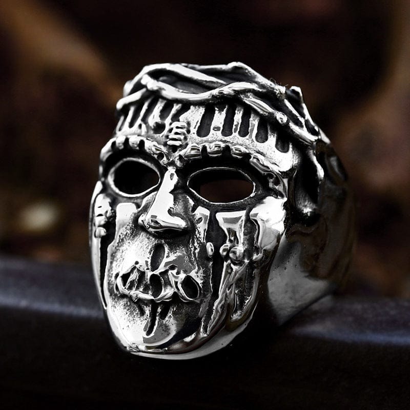 Kobine Men's Punk Skeleton Ring