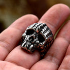 Kobine Men's Punk Skeleton Ring