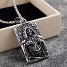 Kobine Men's Punk Skull Human Necklace