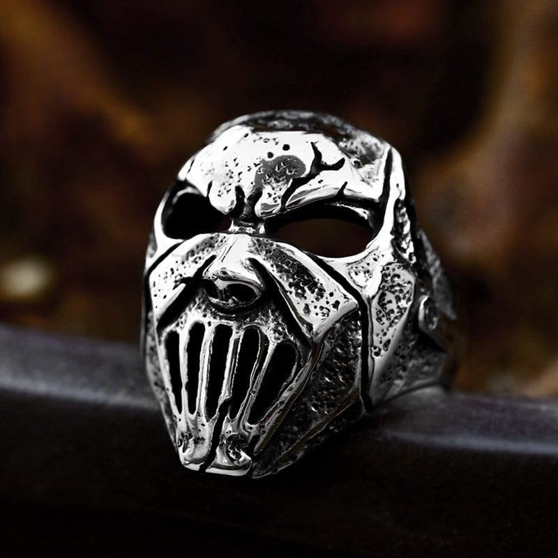 Kobine Men's Punk Skull Mask Ring
