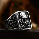 Kobine Men's Punk Skull Octopus Ring