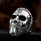 Kobine Men's Punk Skull Ring