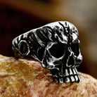 Kobine Men's Punk Skull Ring