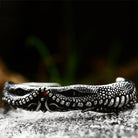 Kobine Men's Punk Snake Open Bracelets