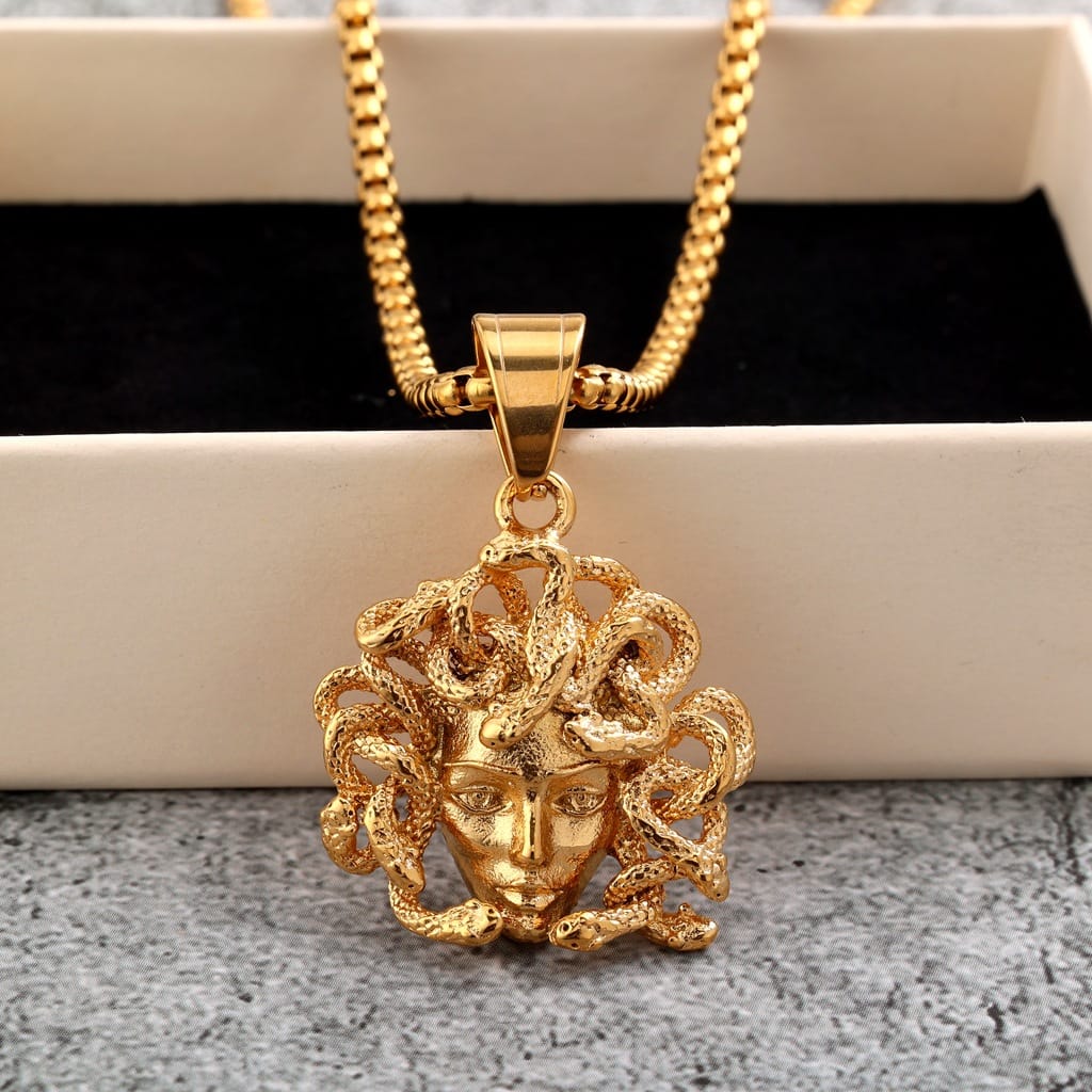 Kobine Men's Punk Snake Women Necklace