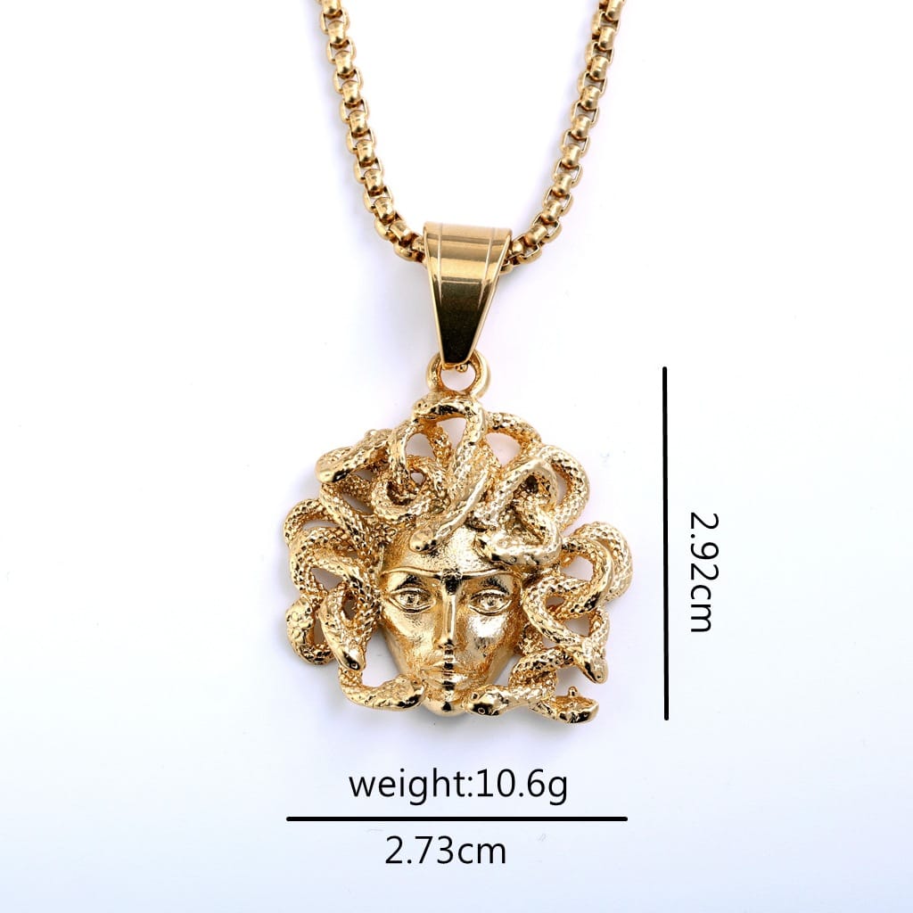 Kobine Men's Punk Snake Women Necklace