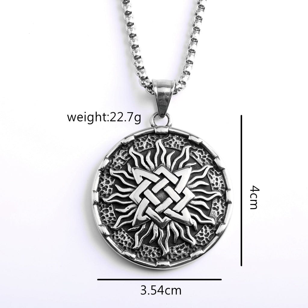 Kobine Men's Punk Sunflower Necklace