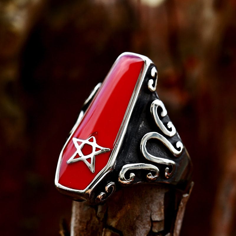 Vampire Rings Men Men's Punk Vampire Coffin Ring – Punk Design