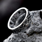 Kobine Men's Punk Viking Pattern Ring