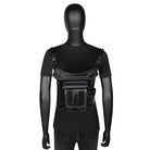 Kobine Men's Steampunk Eyelets Multifunctional Faux Leather Bag