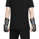 Kobine Men's Steampunk Studded Faux Leather Cosplay Gloves