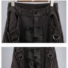 Kobine Men's Techwear Big Pockets Strappy Patchwork Camouflage Pants