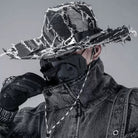 Kobine Men's Techwear Distressed Raw Edge Boonie Hat