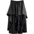 Kobine Men's Techwear Irregular Hem Mock Two-piece Skirt Pants