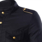 Kobine Multi Pocket Epaulette 3/4 Sleeve Dress Shirt