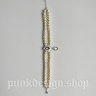 Kobine Pet's Gothic Double-layer Imitation Pearl Cat Choker