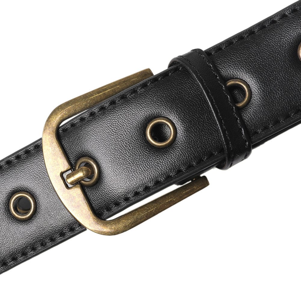 Kobine Unisex Gothic Embossed Rivet Waist Bag