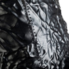 Kobine Unisex Gothic Skull Embossed Crinkled Top Hat