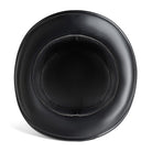 Kobine Unisex Gothic Skull Embossed Crinkled Top Hat