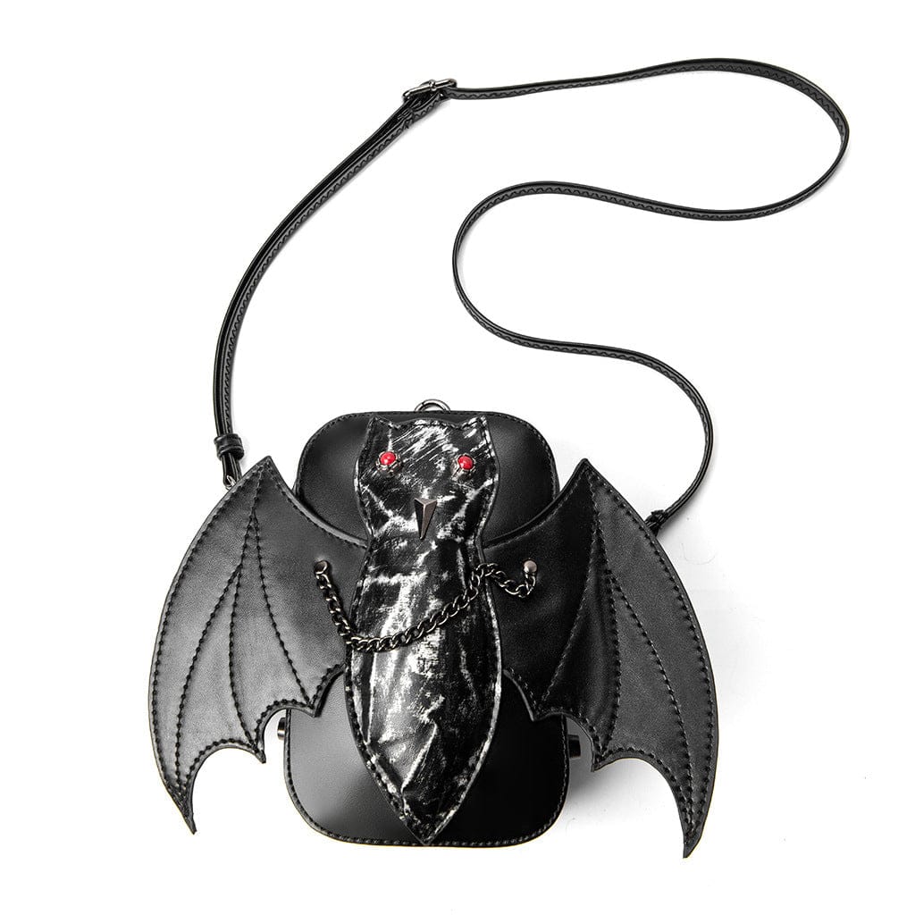 Kobine Unisex Punk Bat Chained Bag