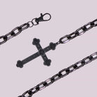 Kobine Unisex Punk Cross Waist Chain Pant Chain