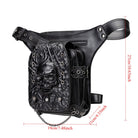 Kobine Unisex Punk Eyelet Rivet Skull Bag