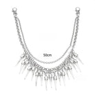 Kobine Unisex Punk Raven Skull Layered Waist Chain