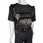 Kobine Unisex Punk Rivet Skull Waist Bag