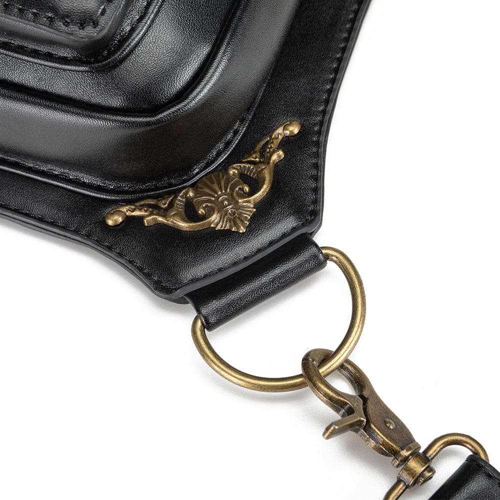 Kobine Unisex Punk Rivet Skull Nerka