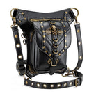 Kobine Unisex Punk Rivet Skull Waist Bag