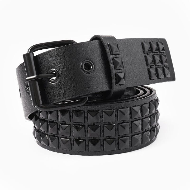 Kobine Unisex Punk Rock Metal Rivet Belts