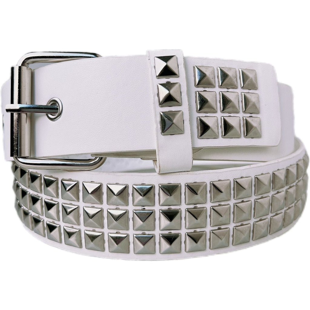 Kobine Unisex Punk Rock Metal Rivet Belts