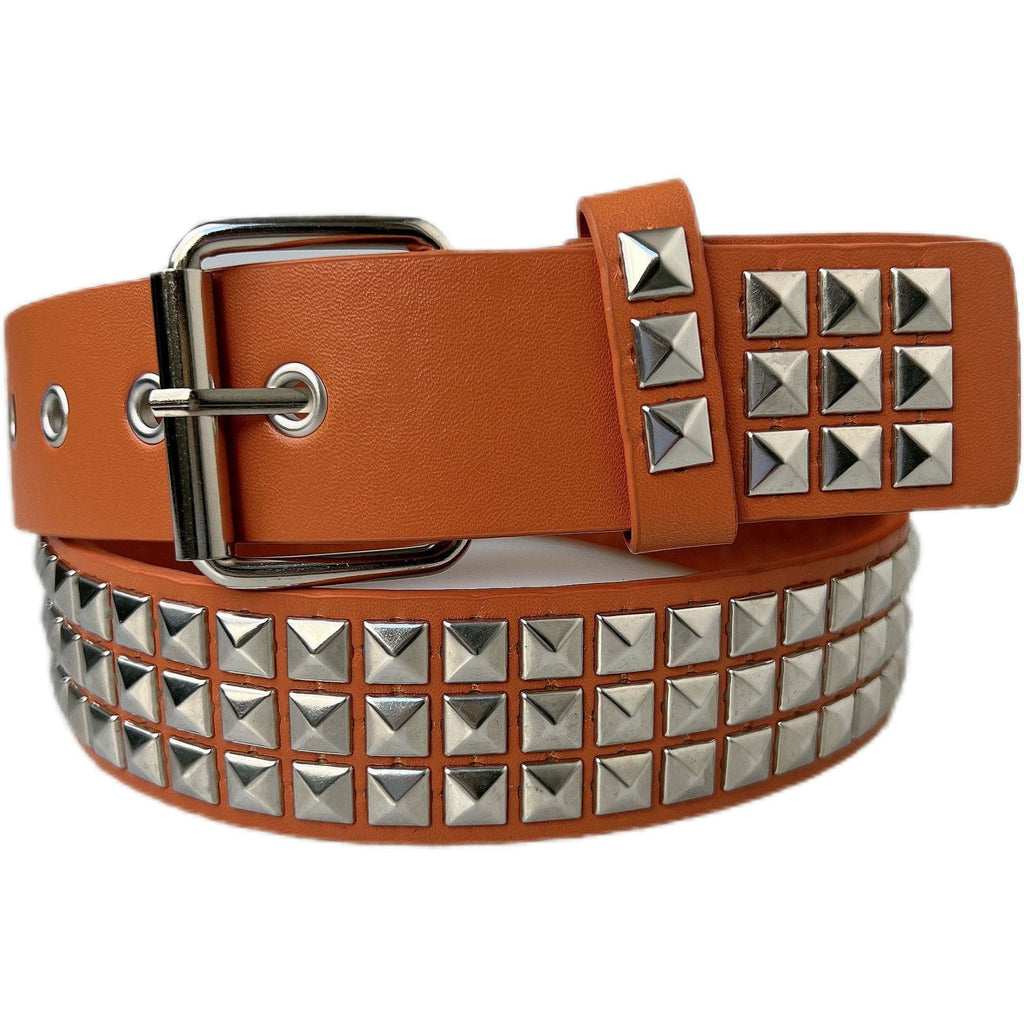 Kobine Unisex Punk Rock Metal Rivet Belts