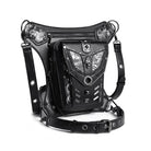 Kobine Unisex Punk Skull Chain Waist Bag