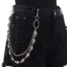 Kobine Unisex Punk Skull Double Layer Waist Chain