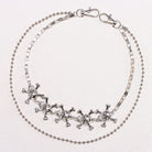 Kobine Unisex Punk Skull Layered Waist Chain