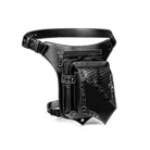 Kobine Unisex Punk Snakeskin Waist Bag