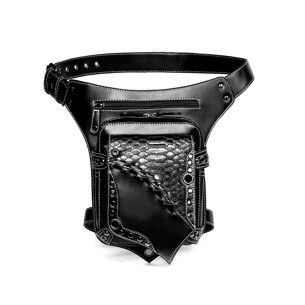 Kobine Unisex Punk Snakeskin Nerka